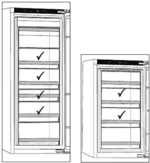 Atag KD85140CD - Répartition recommandée - 1