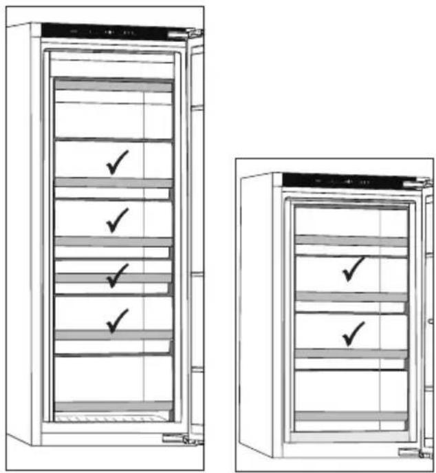 Atag KD85140CD - Aanbevolen indeling - 1