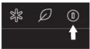 Atag KD85140CD - Switching on the freezer and setting the temperature - 1
