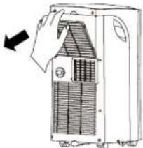 Tomado TMA7000B - Reinigen des Luftfilters - 1
