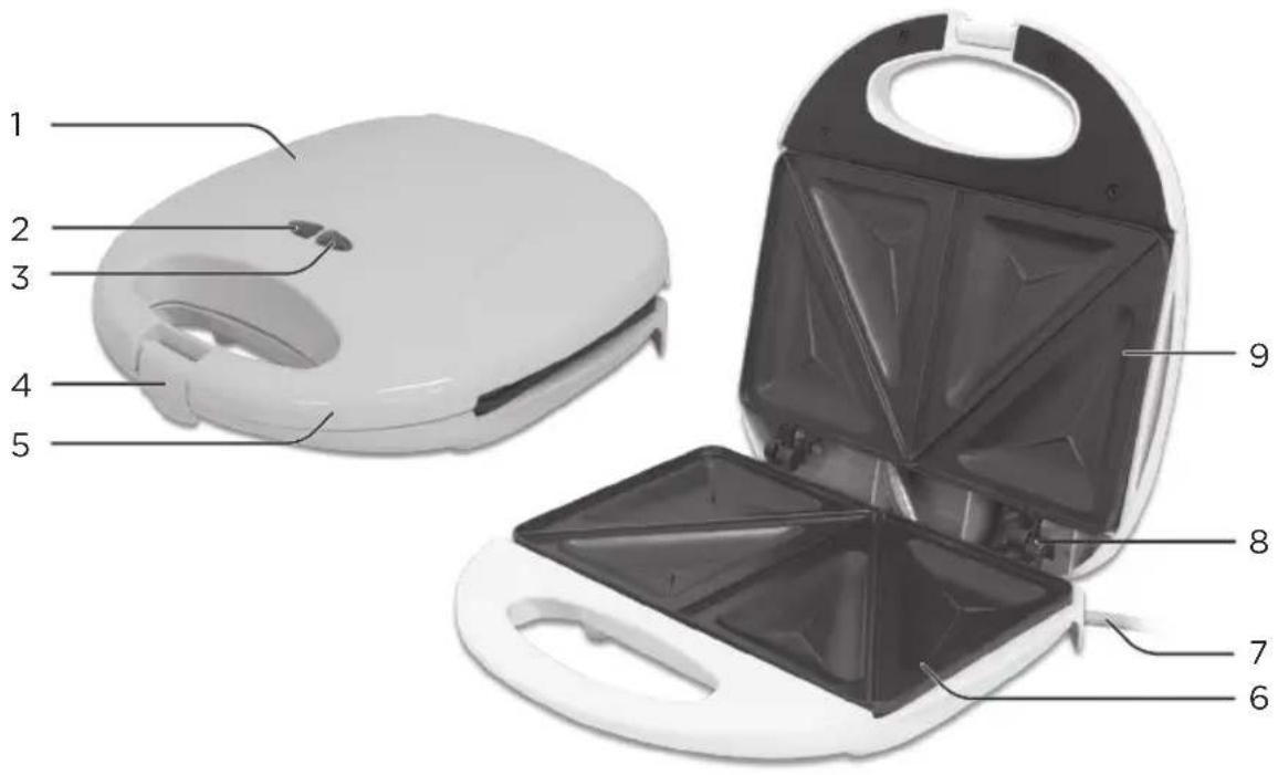 OK OSM 102W - KOMPONENTER - 1