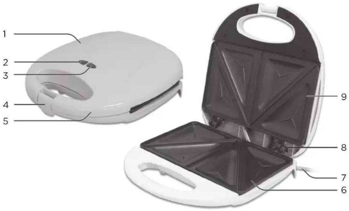 OK OSM 102W - COMPONENTI - 1