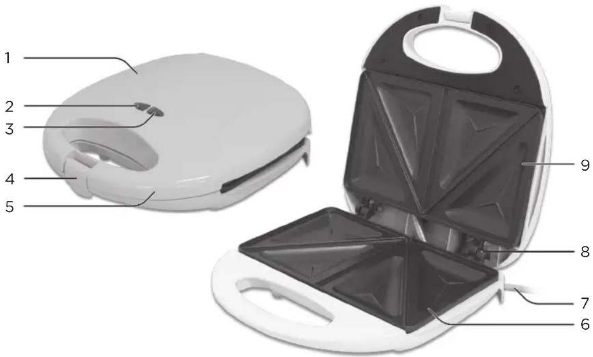 OK OSM 102W - COMPONENTES - 1