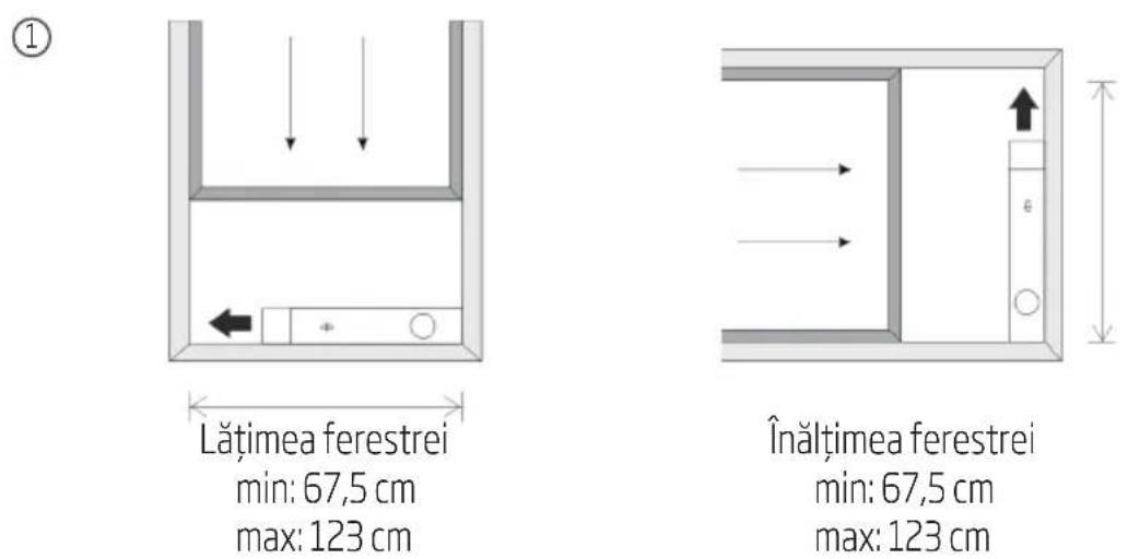 BEKO BP209H - B) Instalarea kitului pentru fereastră - 1