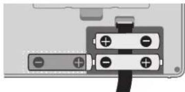 AIWA RMD77 - INSTALLATION DE LA BATTERIE - 1