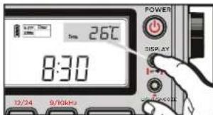 AIWA RMD77 - Con la radio encendida: - 1