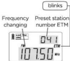 AIWA RMD77 - METHOD 1: ETM (EASY TUNING MODE) - 1