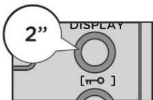 AIWA RMD77 - FONCTION DE VERROUILAGE DES TOUCHES - 2