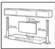 AIWA LED436UHD - WALL-HANGING BRACKET - 1