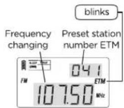 AIWA RMD99 ST - METHOD 1: ETM (EASY TUNING MODE) - 1