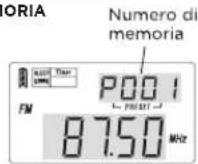 AIWA RMD99 ST - METODO 1: REGOLAIZIONE MANUALE DELLA MEMORIA - 1