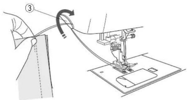 ELNA eXpressive 850 - Réalisation d'un angle droit - 3