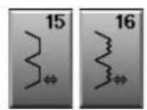 ELNA eXpressive 850 - U14 Point de surjet: Pied pour point de surjet M - 1