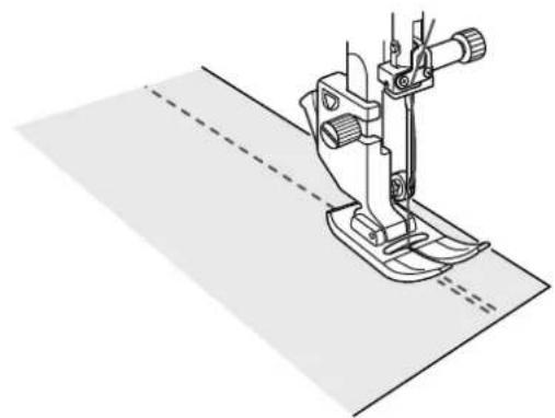 ELNA eXpressive 850 - Réalisation d'un angle droit - 1