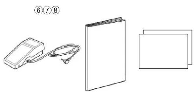 ELNA eXpressive 850 - Rangement des accessoires pour la plaque aiguille pour point droit (element facultatif) - 4