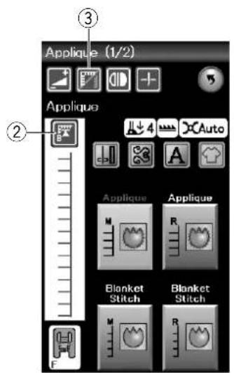 ELNA eXpressive 850 - Couture d'un point d'arrêt de la même dimension - 5