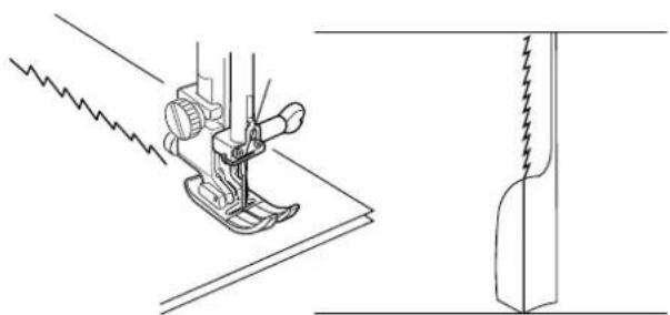 ELNA eXcellence 720 - Paspeliertes Knopfloch (4-Schrittspeicher) - 18
