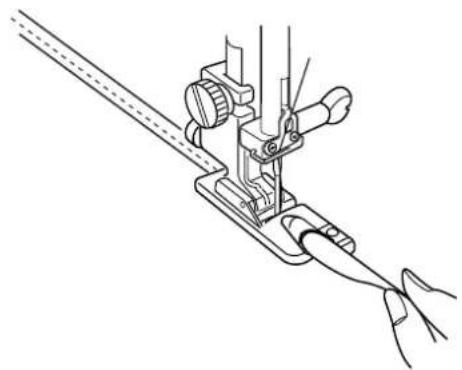 ELNA eXcellence 720 - Vorbereitung des Stoffes - 5