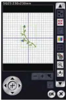 ELNA eXpressive 920 - Zoom avant dans la fenêtre d'édition - 1