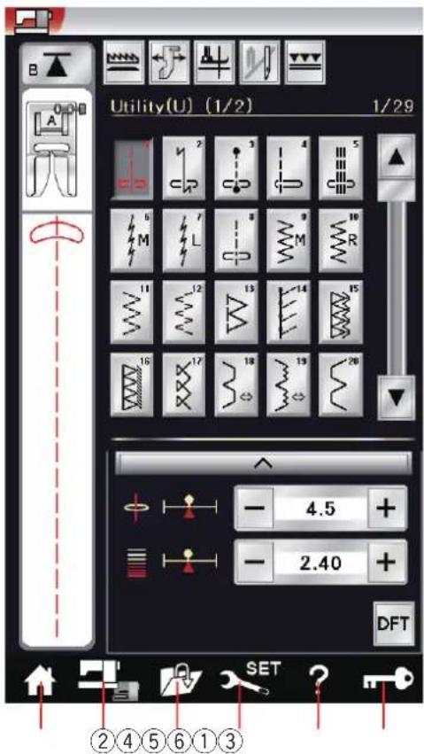 ELNA eXpressive 920 - Bouton du bobinage - 1