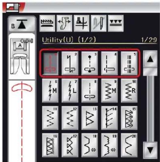 ELNA eXpressive 920 - Touche de taille des lettres - 1