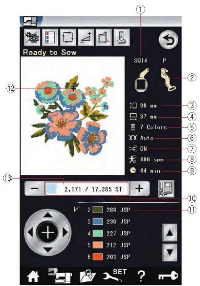 ELNA eXpressive 920 - Édition d'un monogramme - 2