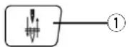 ELNA eXcellence 620 - ① Up/Down Needle Key - 1