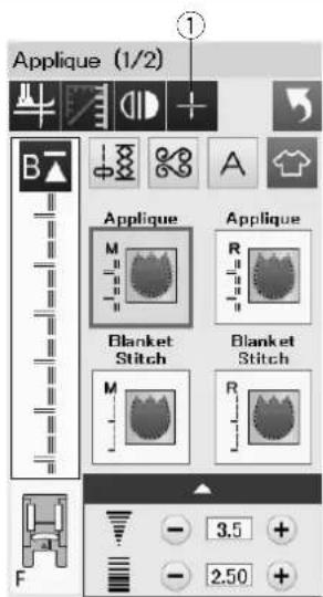 ELNA eXcellence 770 - Couture d'un point d'arrêt de la même dimension - 1
