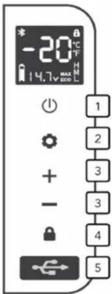 Mestic MCC35 - Kontrolpanel - 1