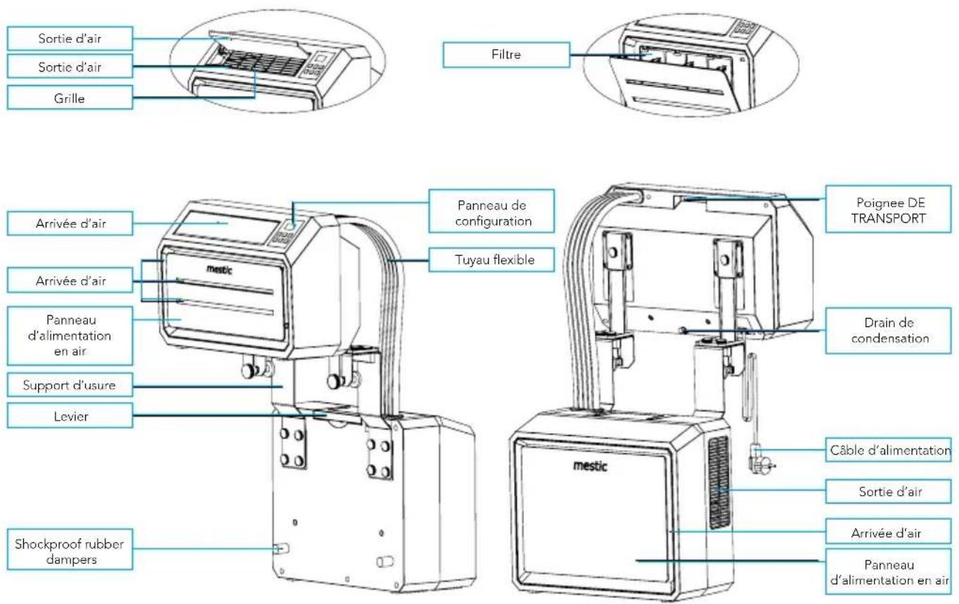 Mestic SPA3000 - Pièces - 1