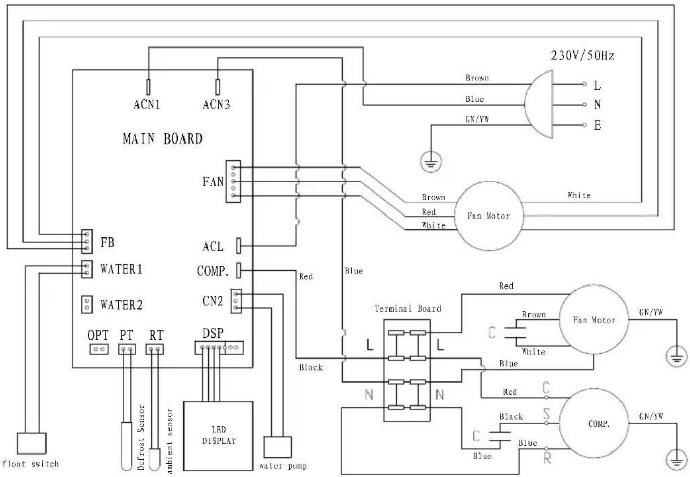 Mestic SPA3000 - Elektrisk diagram - 1