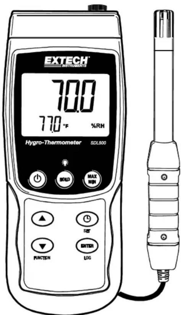Extech SDL500 - Hygrothermometre/Enregistreur de données - 1