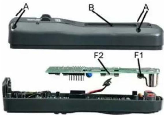 Extech EX410A - Reemplacement des fusibles - 1