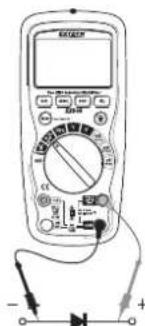 Extech EX505 - ESSAI de DIODE - 1