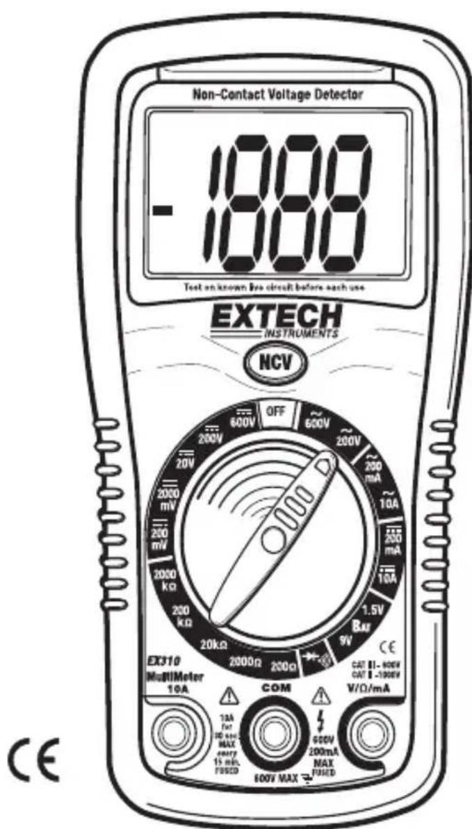 Extech EX310 - Modèle EX310 - 1