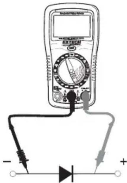 Extech EX310 - TEST DIODE - 1