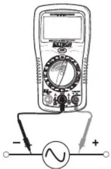 Extech EX310 - Mesures de la tension CA - 1