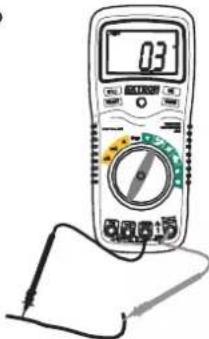 Extech EX430A - TEST De continuite - 1
