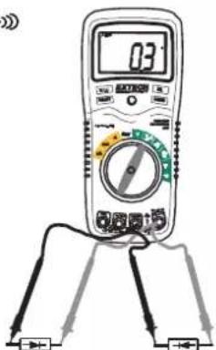 Extech EX430A - TEST de DIODES - 1