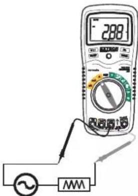 Extech EX430A - Mesures de courant AC - 1