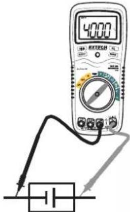 Extech EX430A - Mesures de capacite - 1