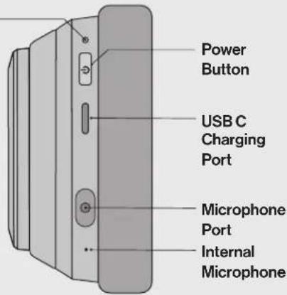 Power Button USB C Charging Port Microphone Port Internal Microphone