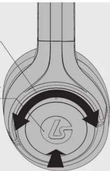 LucidSound LS100X - Center Button - 2