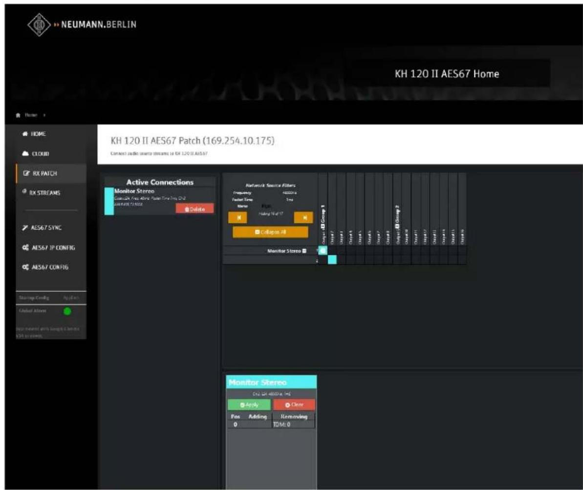 NEUMANN KH 120 A - Routage avec RX PATCH - 1