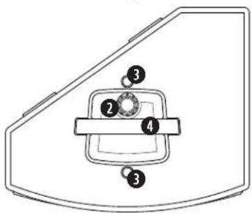 Diagram of a mechanical component with numbered parts, likely illustrating a gear or bearing assembly.