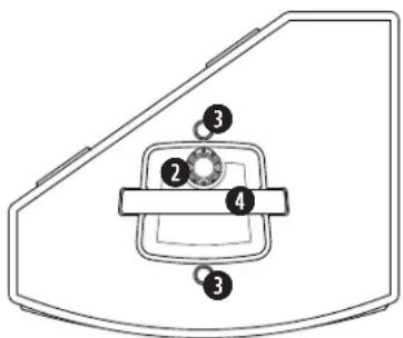 Diagram of a mechanical or electrical component with numbered parts labeled 2, 3, 4, and 5.