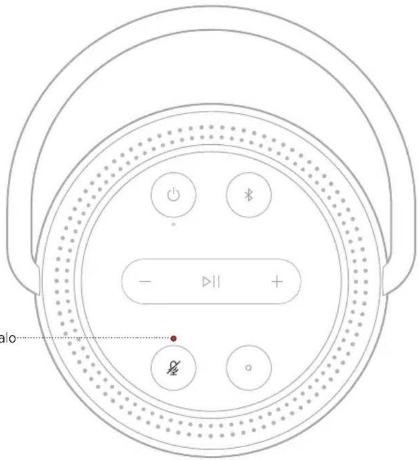 BOSE Portable Smart Speaker - Mikrofoni ei käytössä -merkkivalo - 1
