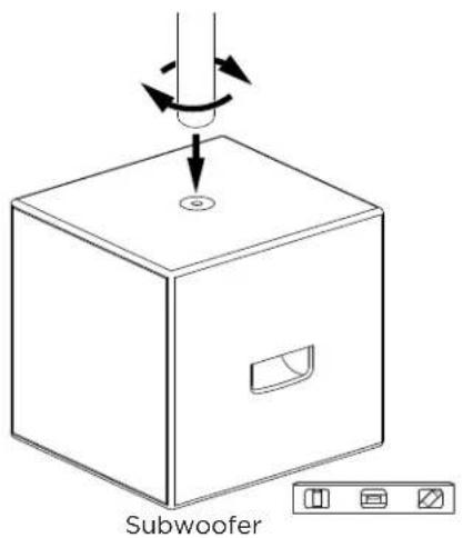 BOSE AMM108 - Z subwooferem - 2
