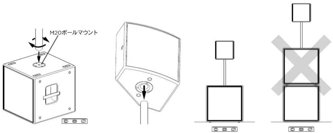 BOSE AMS115 - スイカーフローの設置 - 2