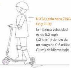 SEGWAY Ninebot eKickScooter ZING C10 - ADVERTENCIA - 5